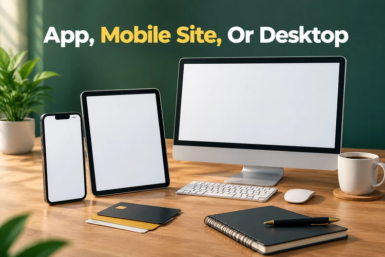 App, Mobile Site, Or Desktop